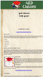 Mobile Screenshot of ged-classes.net