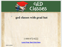 Tablet Screenshot of ged-classes.net